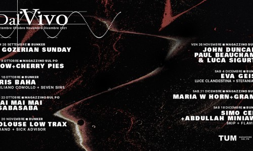 Tum Torino presenta #DalVivo - da venerdì 8 ottobre, a Torino